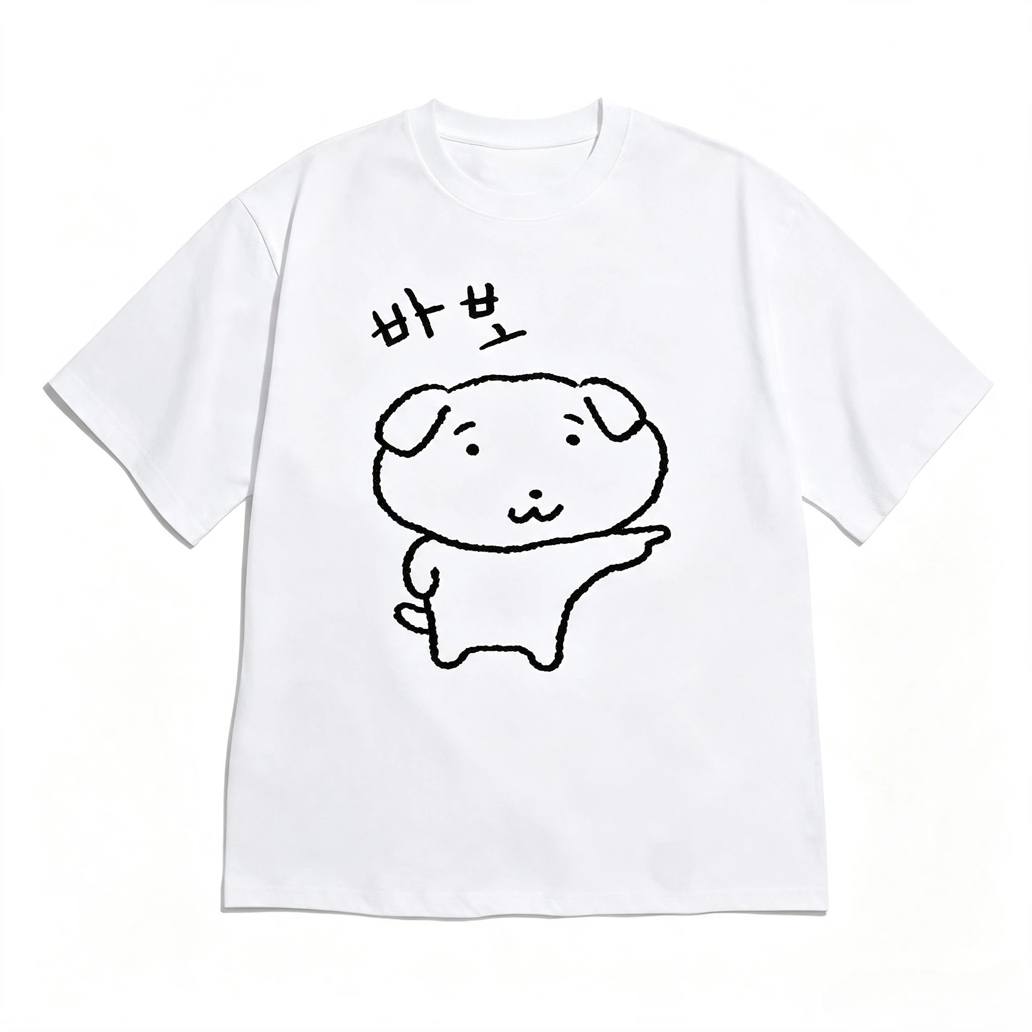 Funny Thumbs Up Guinea Pig Meme Korean Quote Graphic T-shirt Unisex Loose Oversized Harajuku Street Summer Graphic Cheap Clothes