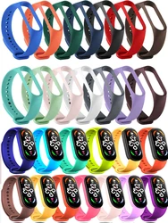 Silicone bands for Xiaomi Mi Band 7 6 Watchbands Miband6 NFC Sport High quality Replacement correa mi band 7 6 3 4 5 Watch strap