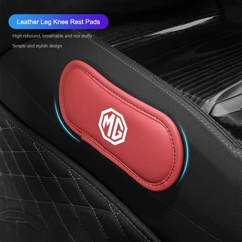 Leather Car Armrest Elbow Rest Protective Cushion Mat Auto Interior Accessories Fit MG GT 3 5 6 7 HS ZS GS Cyberster