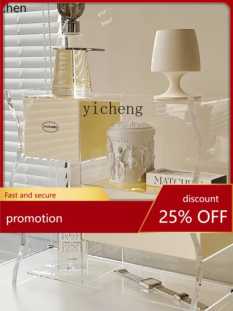 YFY  Transparent Acrylic Perfume Storage Rack Dustproof Cosmetics Display Rack