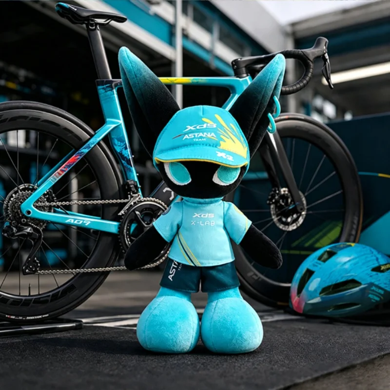 Road Cycling Theme Couple Plush Doll Charm Exquisite Design Bag Pendant Desktop Ornament For Collection And Creative Decoration