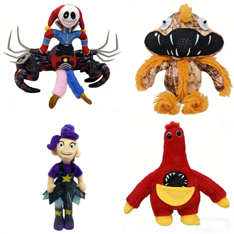 

New Horror Game Chapter 5 Plush Doll Clown Spider Frowny Fox Giblet Pigster 1006 Piano Dragon Soft Stuffed Toy For Kids Fans