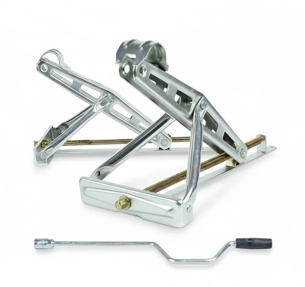 

Trailer Stabilizer Jack, 2600lbs Alloy Steel Caravan Corner Steady, 105-520mm RV Drop Leg Jack, for Camper and Motorhome