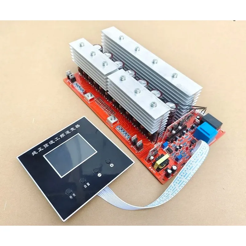 LCD Display Power Frequency Inverter PCB Motherboard 12v To 48v Universal