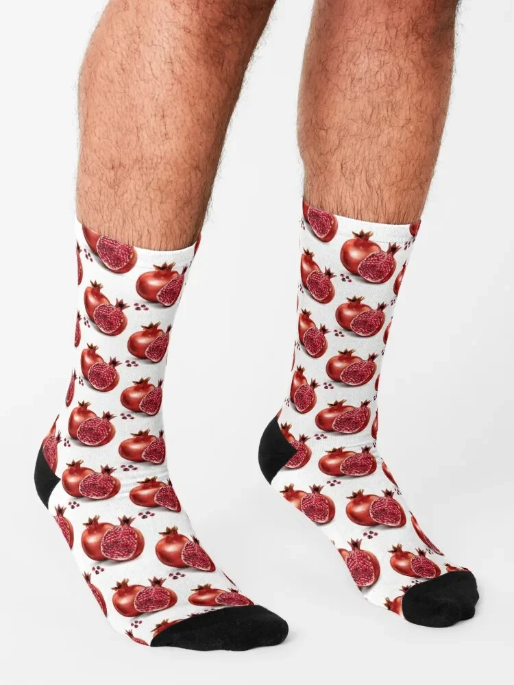 pomegranate Socks winter summer Novelties Man Socks Women's