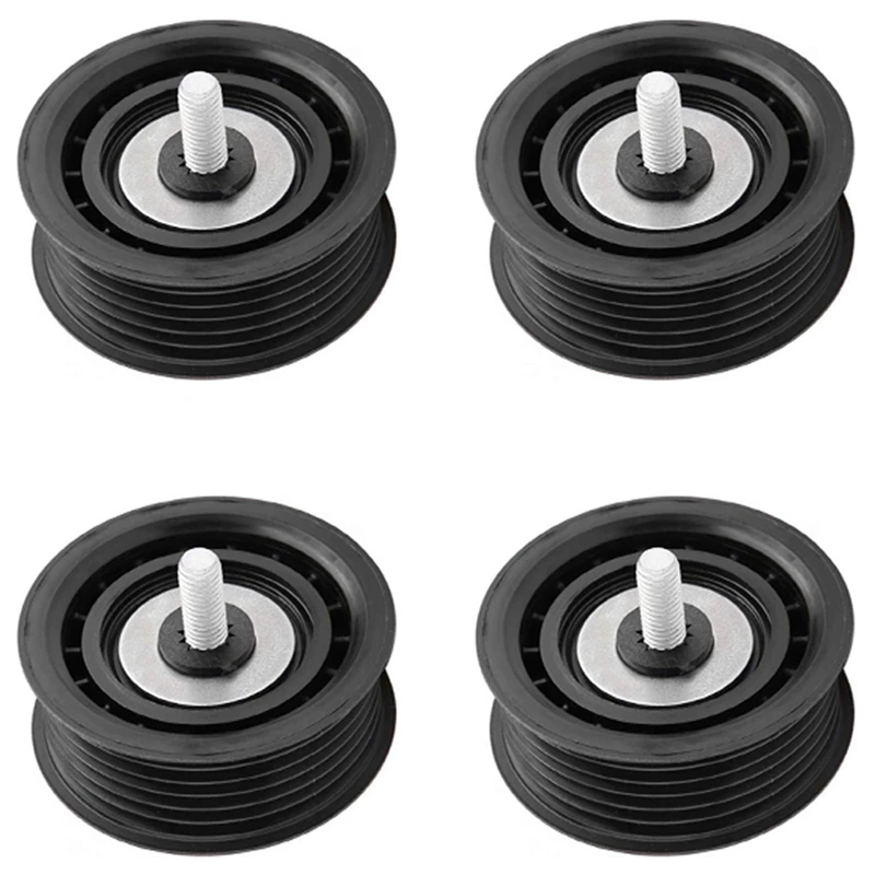 4X Belt Tensioner Idler Pulley 2722021019 For Mercedes Benz C230 C320 E320 E500 S430 M272 M273