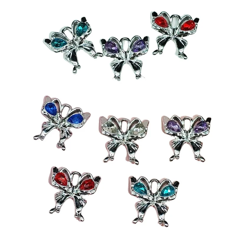 20PCS SET Light Luxury High-End Gold-Plated Butterfly Fashion Pendant DIY Handmade Accessories Earrings Bracelet Materials