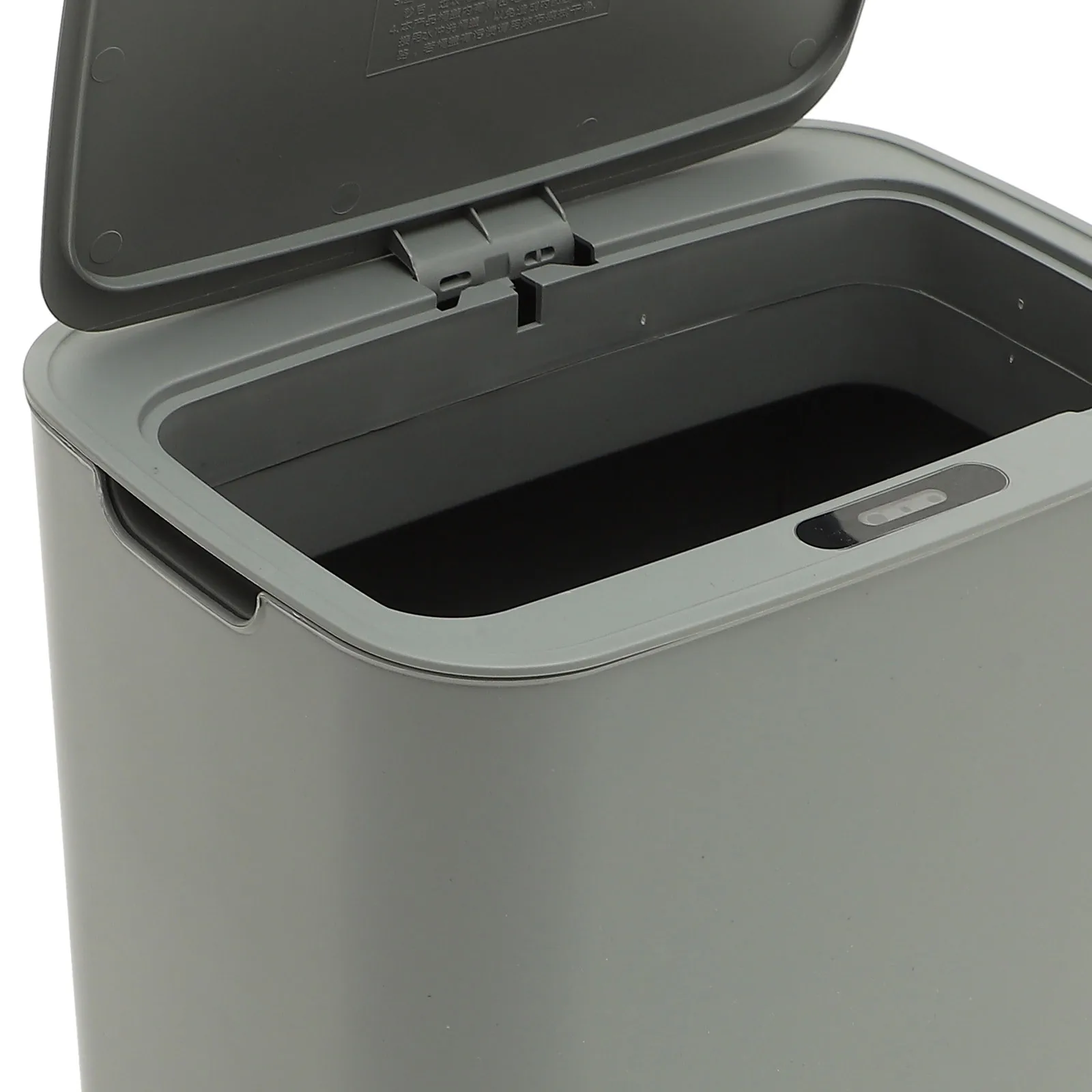 

1pc 15L Smart Trash Can Grey Household Automatic Sensor Dustbin For Home Hotel Dorm Use Inductive Waste Storage Bin
