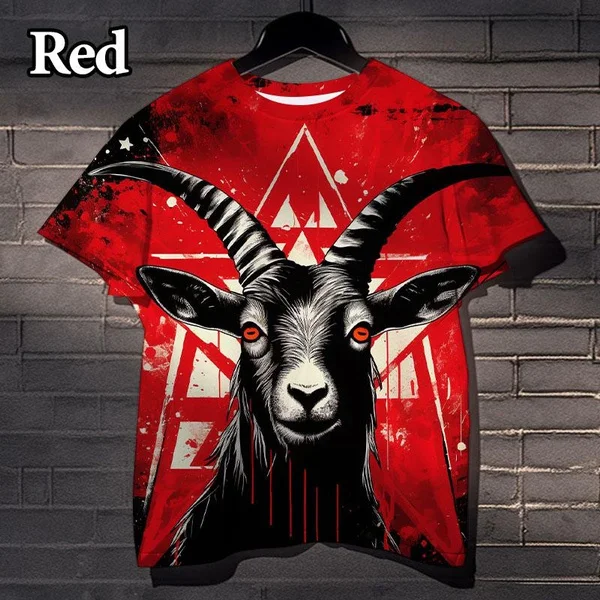 

Devil 3D Printing Men's and Women's T Shirt Cool Satan Casual Street Hip-hop Short Sleeve Outdoor Fun Fashion T-shirt