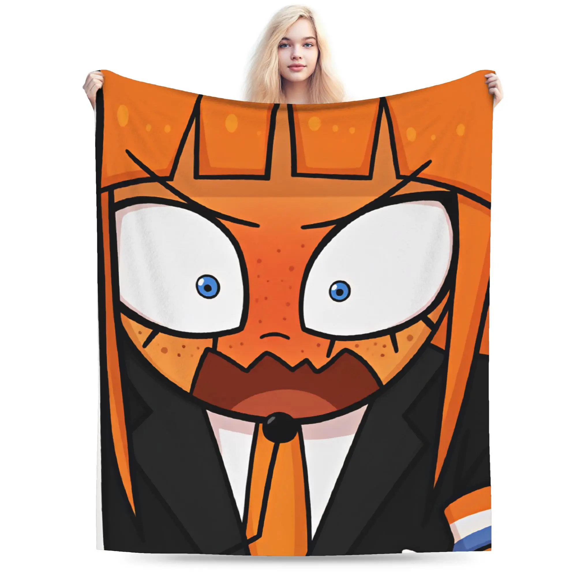 Ongezelligs Blanket Quality Super Soft  Throw Blanket Winter Girls Boys Couch Chair Sofa Bed Street Trend Bedspread