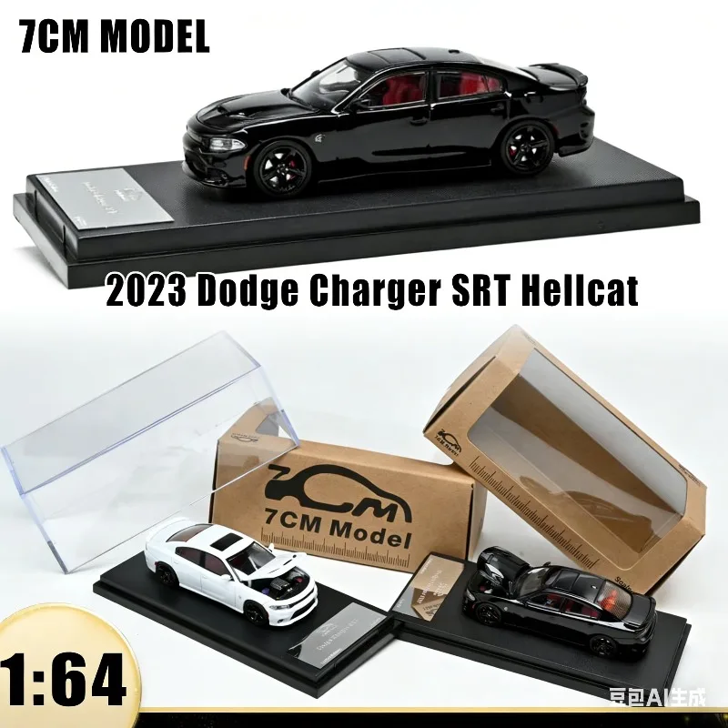 

7CM 1:64 Dodge Hellcat SRT Widebody Cast-Steel Simulation Alloy Car Model, Boys' Holiday Gift Toy Collection Decoration Item.