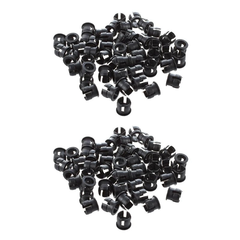 

LJL-100Pcs 5Mm Black Plastic LED Holder Case Clip Display Panel