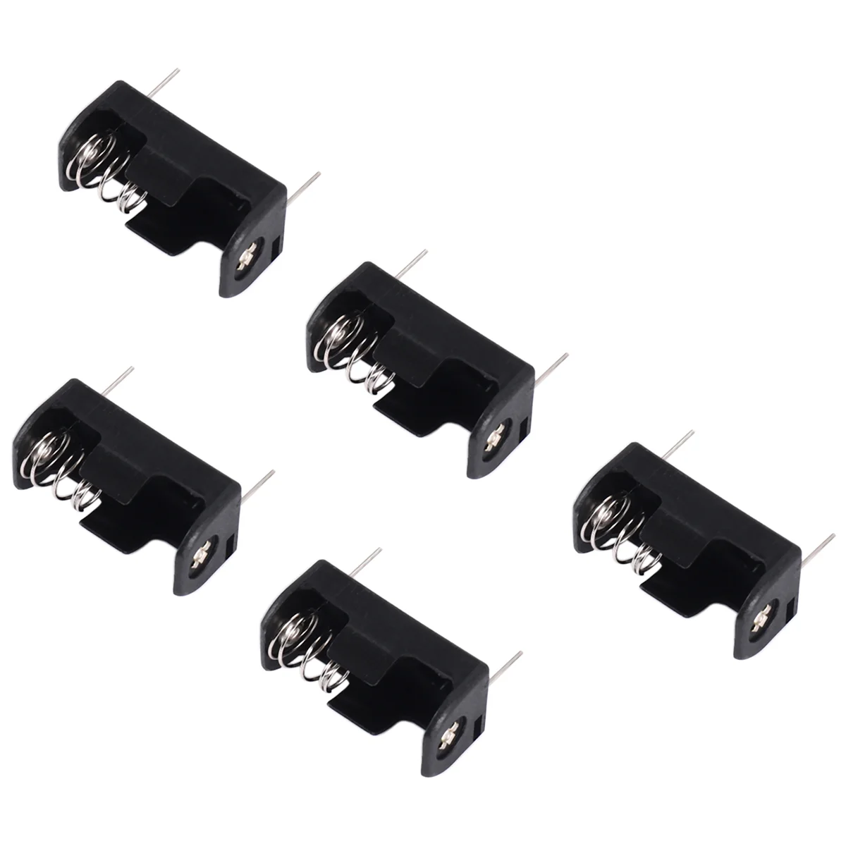 5x1/2AA 14250 แบตเตอรี่คลิปกล่องกรณีผู้ถือ 3.6V พร้อม PCB Pin Solder lead