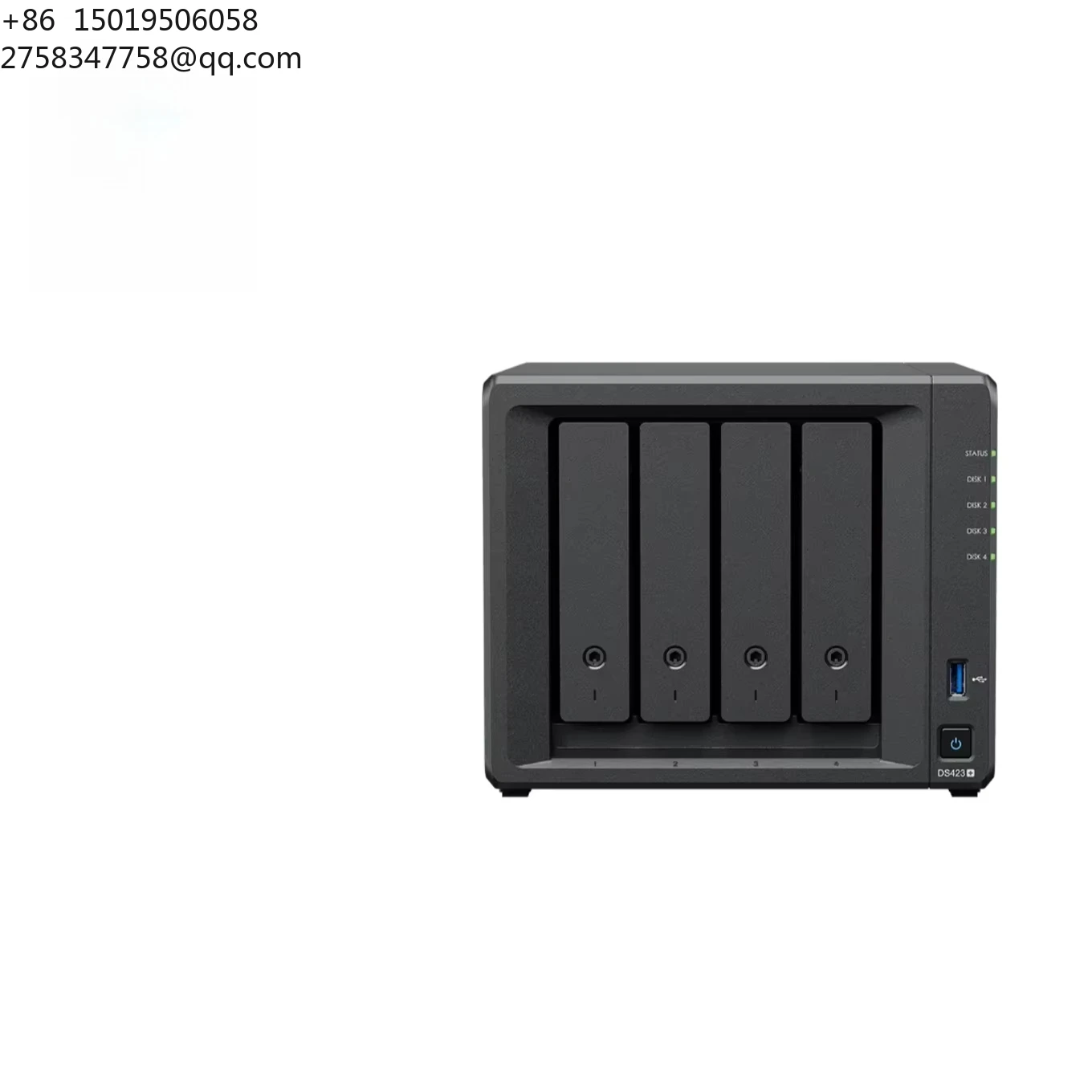 Synology DiskStation DS423+ 4-Bay Networking Storage Solution 2U Rack File Storage Server Private Cloud Disk Home Network NAS
