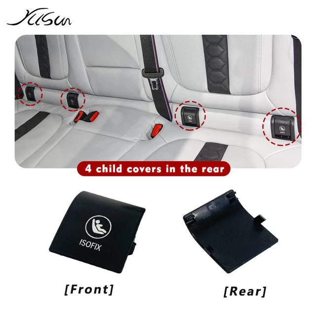 Rear Child Seat Anchor Safety ISOFIX Cover Restraint For BMW X5 G05 Car Rear Seat Hook Buckle cover plate 2019 23 Accessories AliExpress