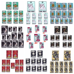 10Pcs Horror Tarot Embroidery Patch Iron On Patch For Clothing Embroidered Patches Sewing Clothing Thermoadhesive Patches DIY