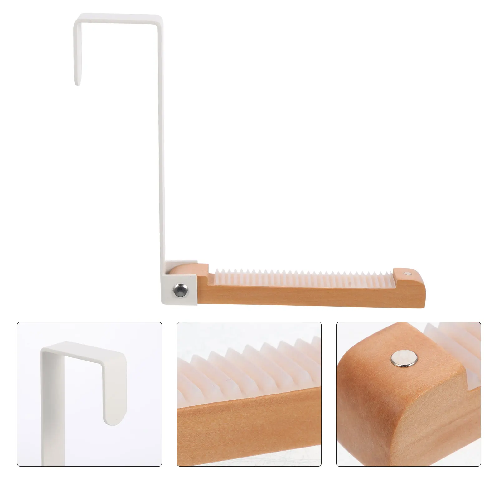 

Over Door Hook Iron Door Back Hanger Nail-Free Coat Hook Creative Design for Space Saving and Home Decoration Coat Hanger