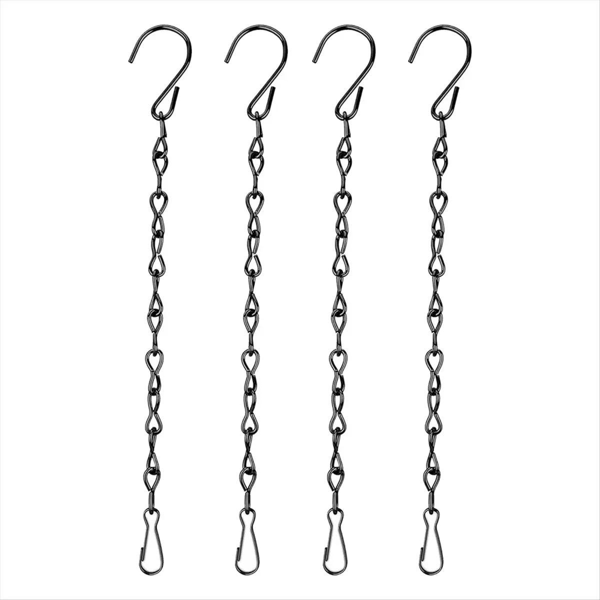 ABPF Hanging Plant Chain, Black Chain for Hanging Bird Feeders Lanterns Baskets Billboards Wind Chimes Ornaments