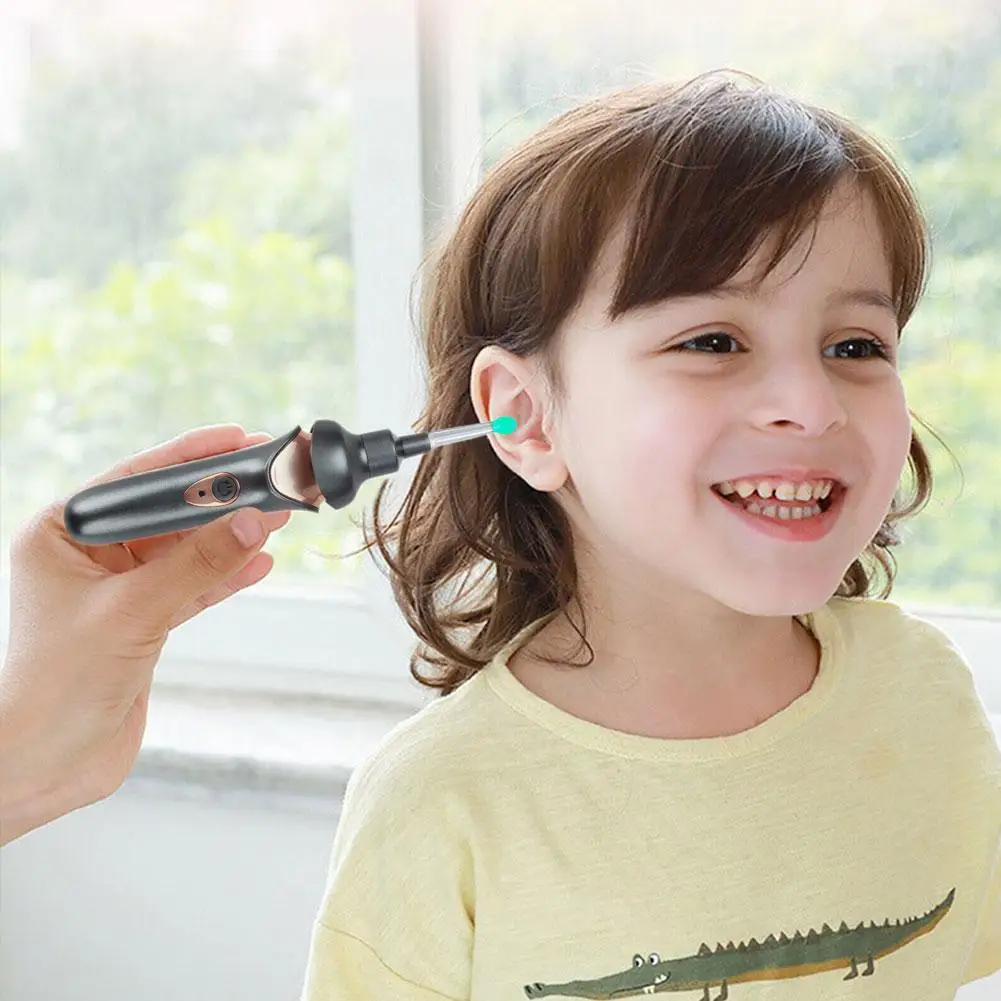 1/2/3 pçs remoção de cera de ouvido limpeza cera câmera colher substituição acessório prático captador cabeça substituição colheres de ouvido