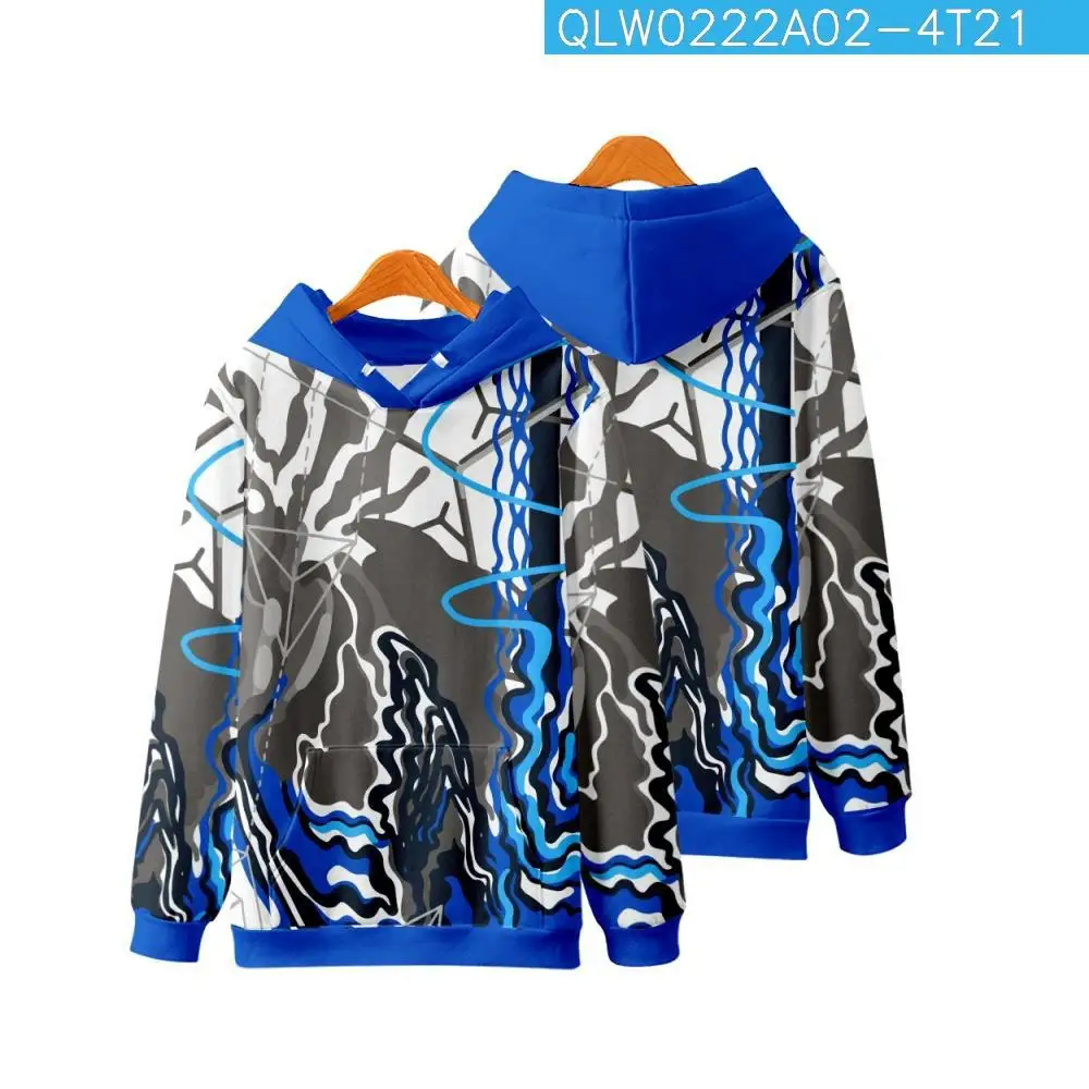 

Casual Long Sleeve Pullover Autumn Couple Women Men Color Tie Dye Printed Hoodies Harajuku Sweatshirt