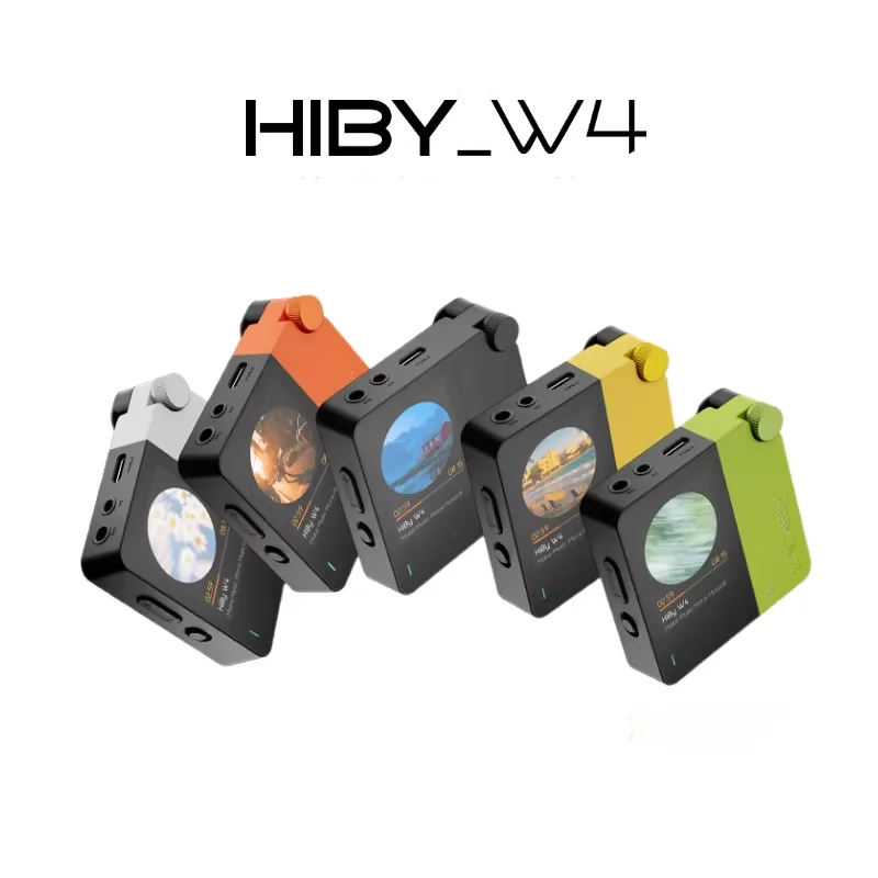 100% Original HiBy W4 MagSafe MP3 Music Player HiFi Headphone Amplifier USB DAC Bluetooth 5.4 QCC5181 LDAC DSD512 3.5mm 4.4mm