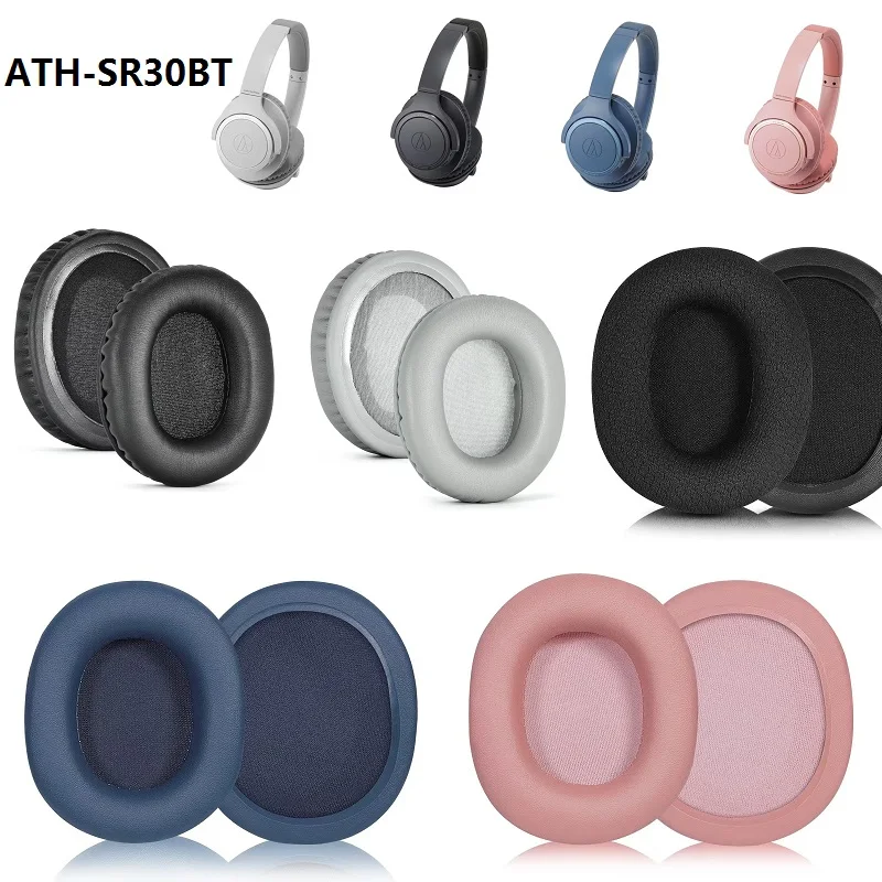 Image of Ohrpolster für Audio Technica ATH-SR30BT Kopfhörer, Ersatz, hochwertige Ohrenschützer, Ohrpolster, Ohrpolster