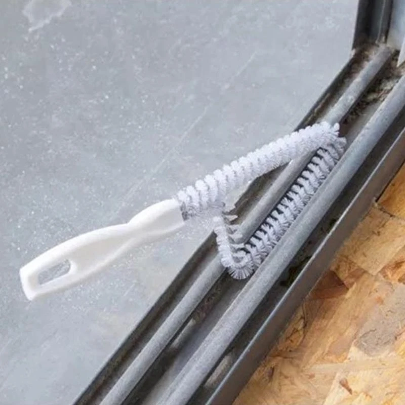 Handheld Grooves Gaps Cleaning Tools, Car Home Window Door Sliding Track Cleaning Brush Kitchen Cleaning Brush Tool