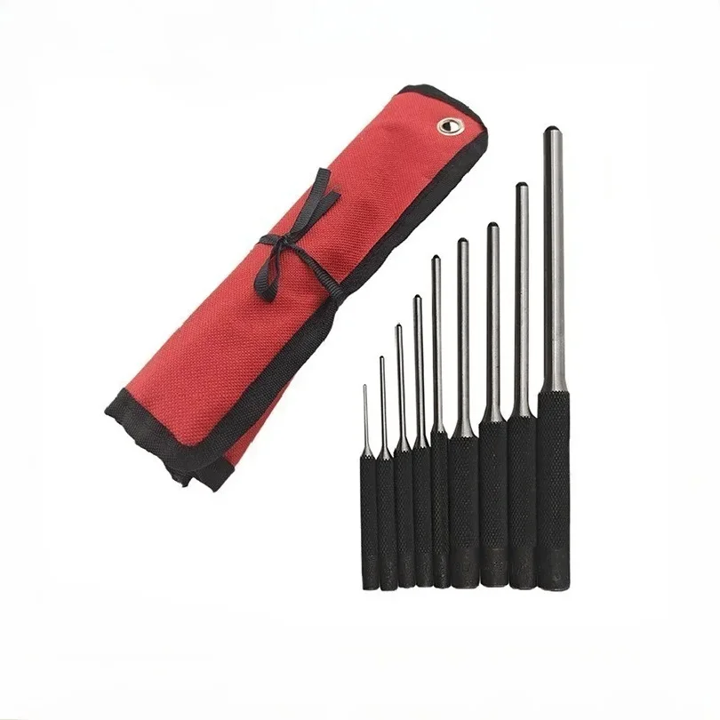 Kit professionnel de 9 poinçons à ressort en acier haute dureté pour le démontage et l'entretien des armes AR15, M4, M16, Glock