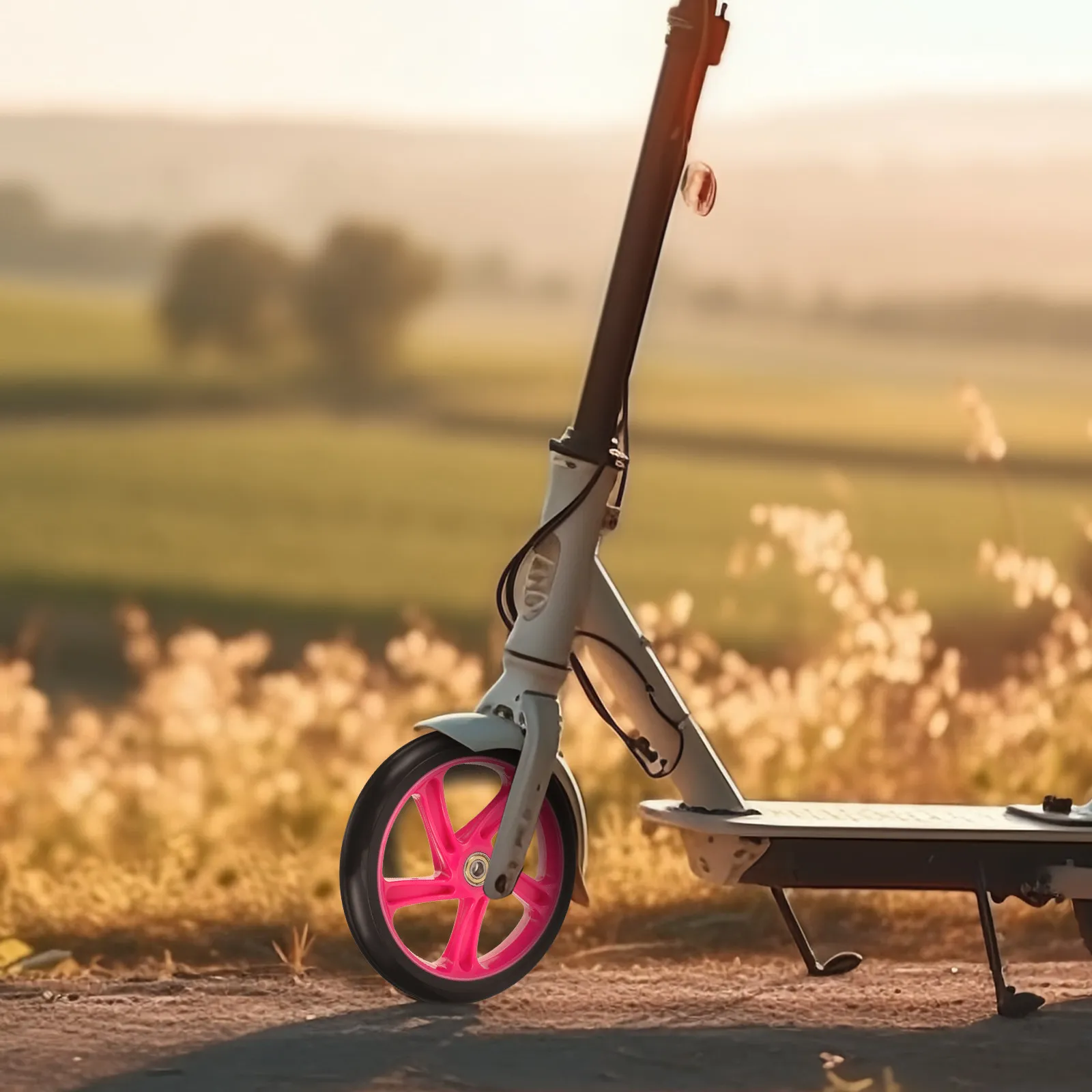 

Heavy Duty Kick Scooter Replacement Wheel PU Material Universal Wheel High Resilience with Bearing for Scooter Wheelchair