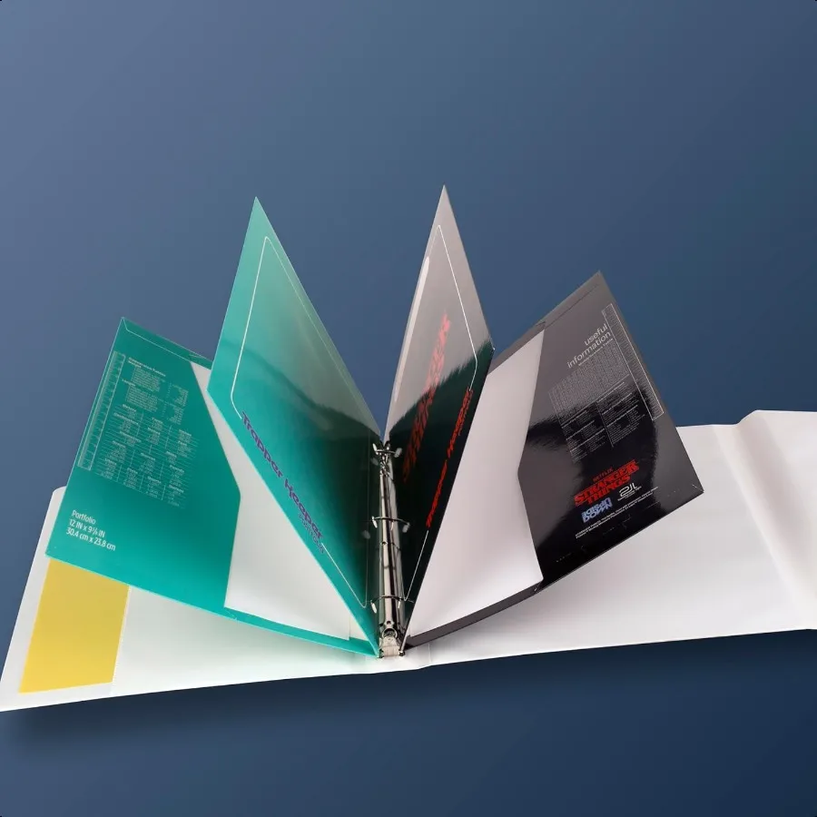 Trapper Keeper Binder Stranger Things 1 Inch Binder with Folders and Pockets Holds 81 2 x 11 Paper Yearbook 261138B25