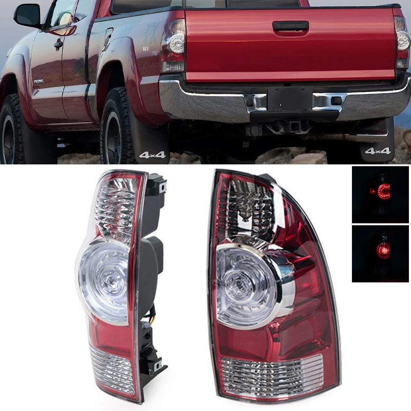 

Светодиодный задний фонарь в сборе для Toyota Tacoma Pickup 2005-2015, задний стоп-сигнал, задний фонарь, указатели поворота 8156004160 8155004150