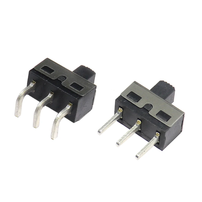 【30-10pcs】3Pins Straight Feet 1P2T Handle High 5mm Of 4.7mm 3A 250V SS12D10  SS12D06 Toggle Switch