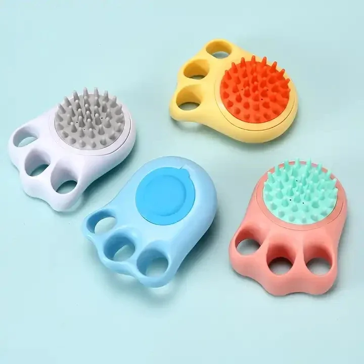 Professional Massage Shampoo Dispenser Grooming For Pet Supplies Wholesale Dog Bath Brush Multi Functi Customization