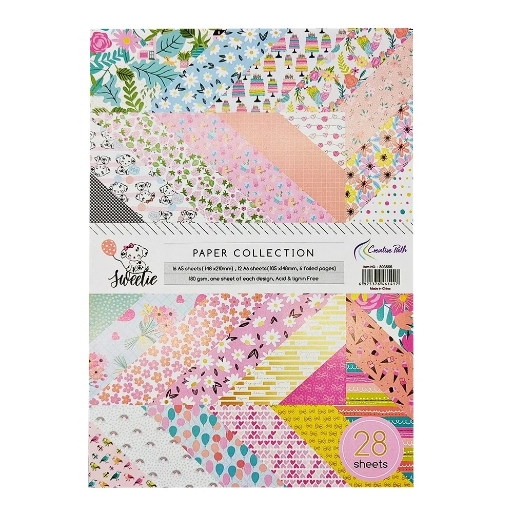 Kreatives Papier 6*4 Zoll mit Blumenmuster für Journaling und Scrapbooking A5 A6 Vintage Blumendesign Scrapbook Hintergrundpapiere – Detail 40