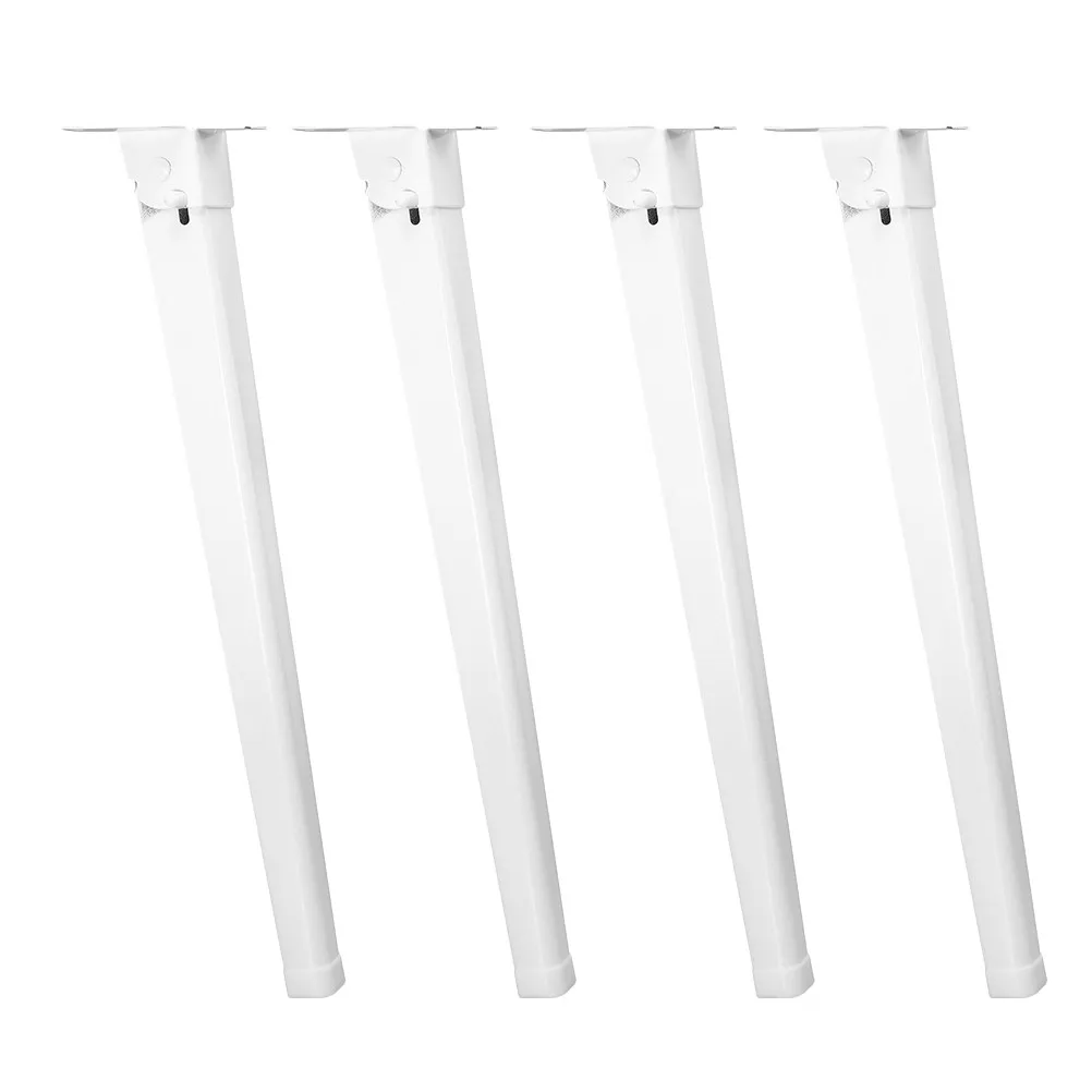 4Pcs Folding Table Legs Metal Desk Legs Height Extender for Camping Portable Foldable Laptop Table Furniture Replacement