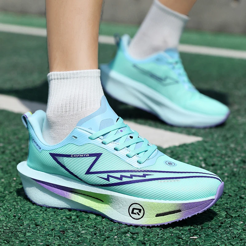 Men's Running Shoes Professional Sports Breathable Double-Layer Mesh Surface Women's Lightweight and Comfortable Sports Shoes
