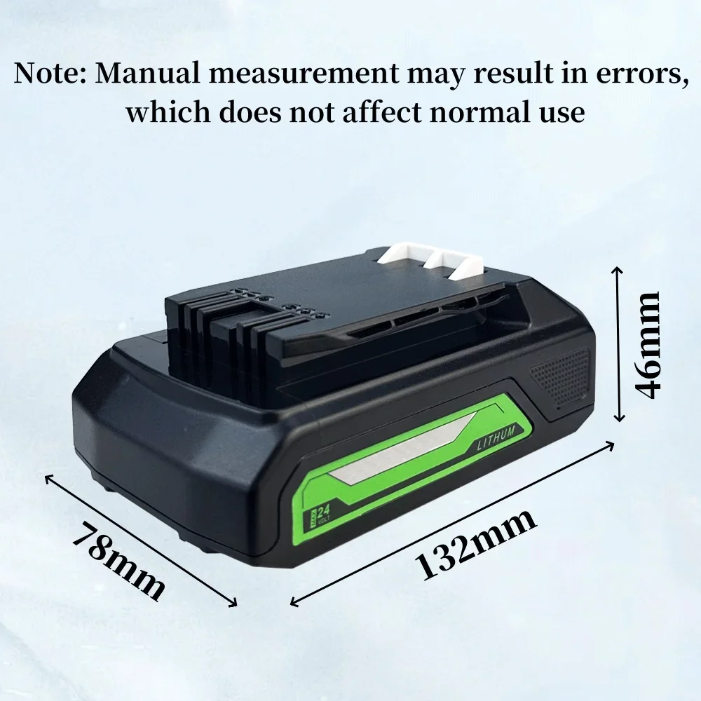 Batteria ricaricabile agli ioni di litio 24V 3.0/4.0/6.0Ah adatta per Greenworks cacciavite per utensili elettrici tosaerba batteria al litio