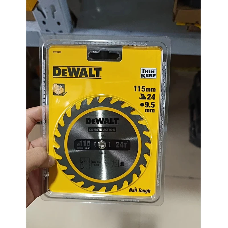 DEWALT DT20420 شفرات منشار دائري لأعمال النجارة 115X9.5 مللي متر 24T ملحقات أدوات القطع السريع