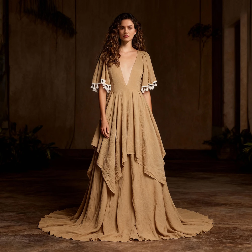 

Elegant Gowns Maternity Dresses for Photoshoot Side Slit Maxi Long Dress for Photo Shoot Plus Size Photography Dresses for Photo