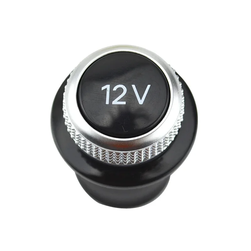 

12V Car Cigarette Decoration Cover Chrome Crystal Cigarette Lighter Plug Trim For Audi A3 A4 A5 A6L A7 Q3 Q5 RS7 Q7 4H0919311