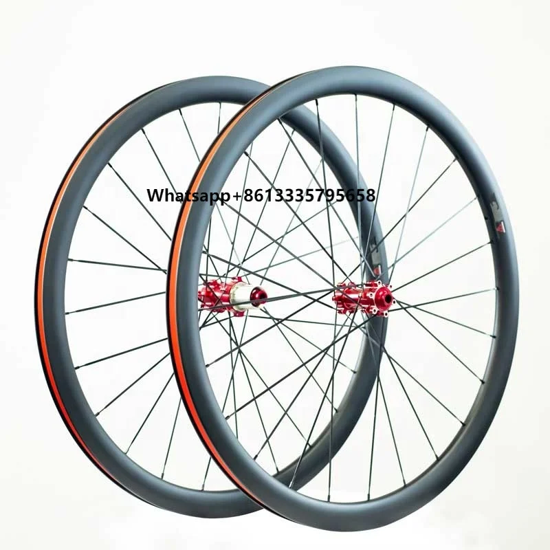 

Authentic Toray Carbon Fiber Road Bike Disc Brake Wheel Set
