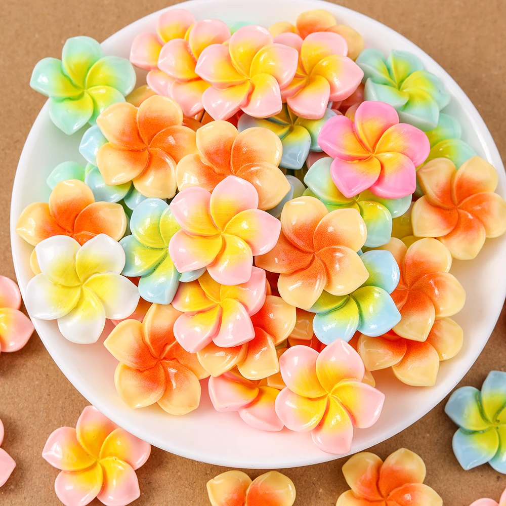15pcs Mix Cute Flower Flatback Resin Cabochon Embellishments DIY Scrapbooking for Girls Hairpin headband Birthday Gifts