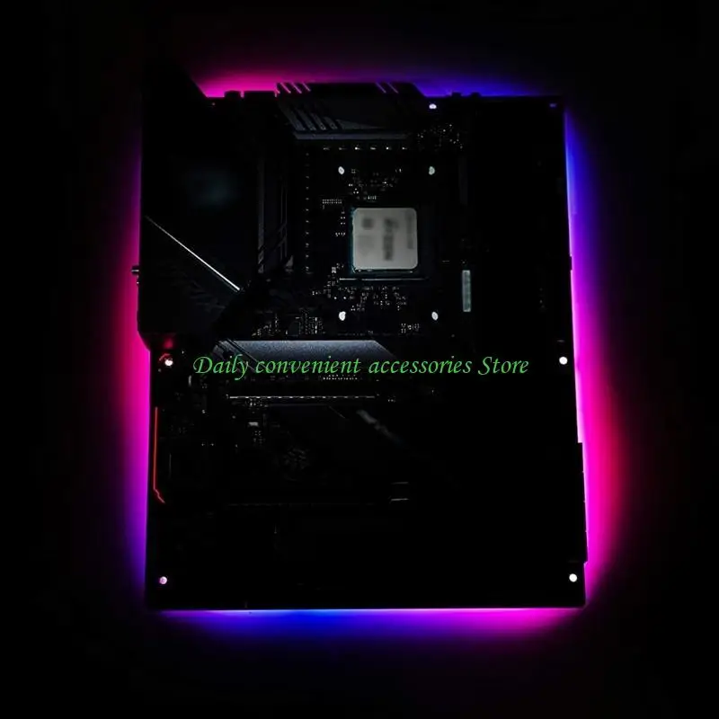 

97QB ARGB Motherboard-ATX ITX Lighting Frame Light Pad for MATX PC Gaming for Case US