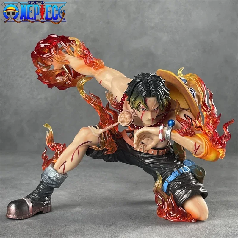 

17.5cm One Piece Hand Battle Loss Ace Resonance Series Pt Yandi Fire Boxing Ace Animation Hand Collection Model Collection Gift