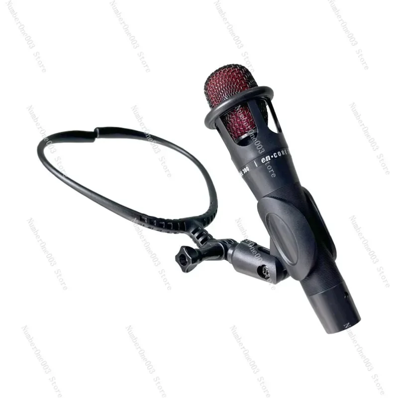 

Neck Microphone Holder Singing Artifact Guitar Playing and Singing Magician Ventriloquism Host Free Hands Microphone Clip