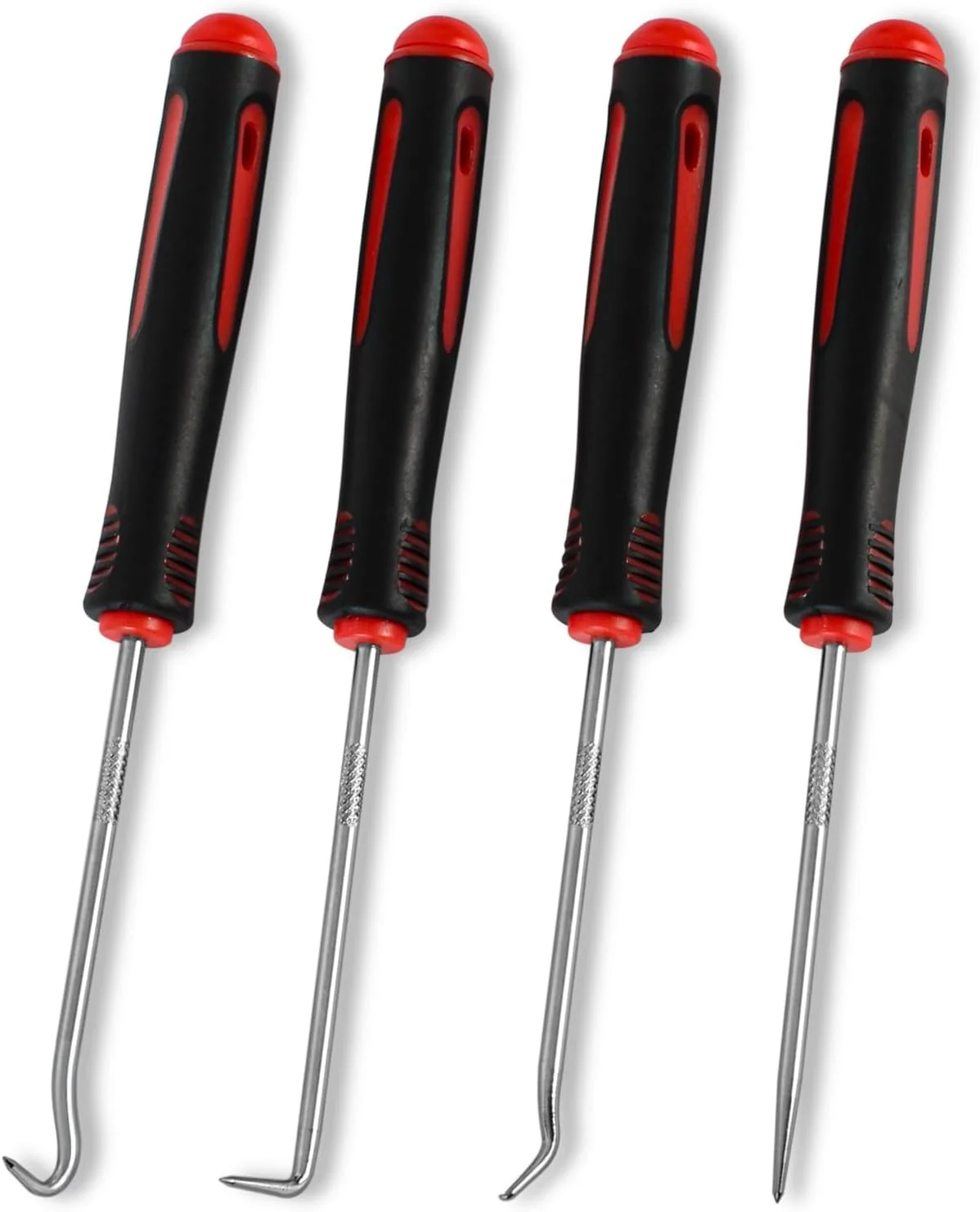 

4pcs Hook and Pick Set, Automotive Pick Tool & O Ring Pick Set for Oil Seal, Gasket Removal, and Electronic Repair