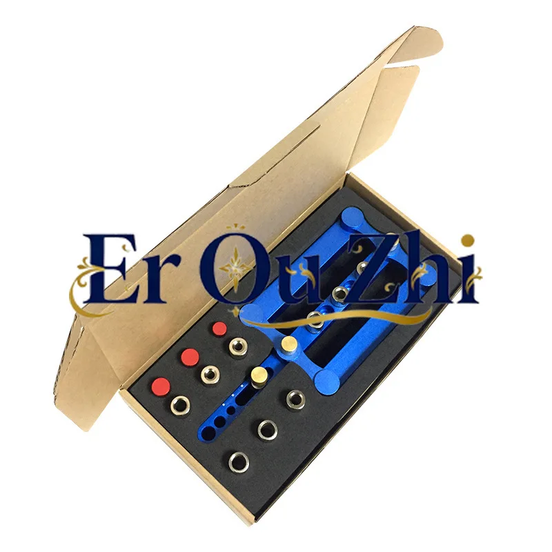 Woodworking Straight Hole Positioner, Log Tenon Punch DIY Woodworking Drilling Tool