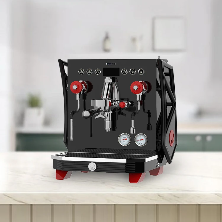 Italian 15 bar Pump 2 Groups Semi Professional Commercial Cappuccino Espresso Coffee Maker for Trade