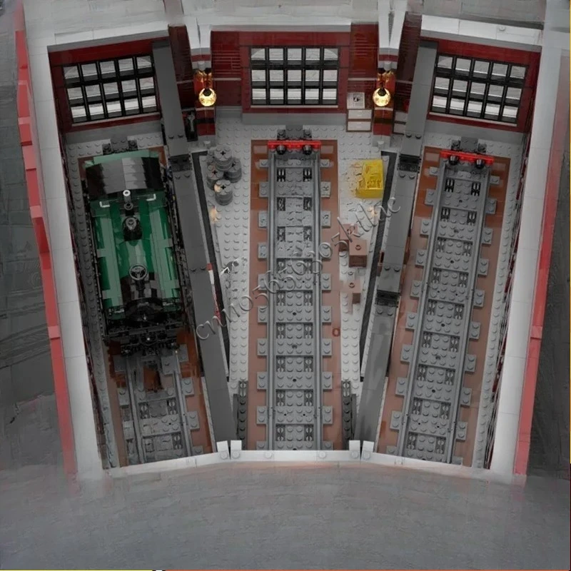 3927 個のラウンドハウスホットシティ MOC パズルクリエイティブストリートビュー建築モデル誕生日組み立て子供のおもちゃクリスマスギフト