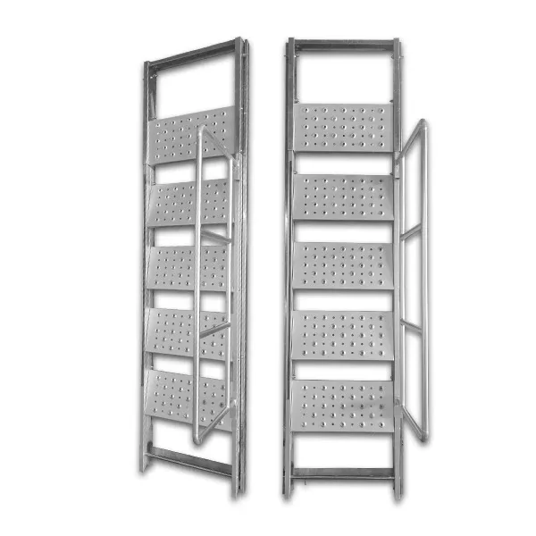 Stainless Steel Telescopic Ladder With Handrails Customizable Step Spacing Special for RV Camper Van Special Equipment Vehicle